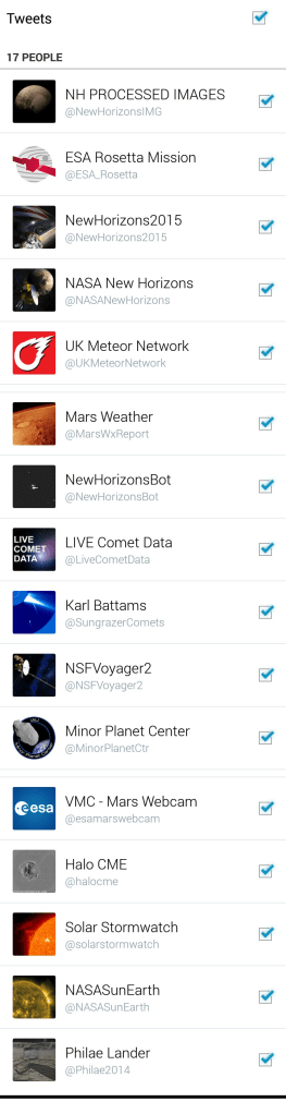 twitter notifications STALKING THE COSMOS
