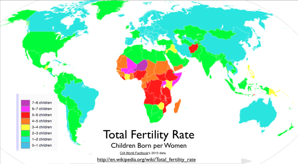 World-Fertility-Rate-Map